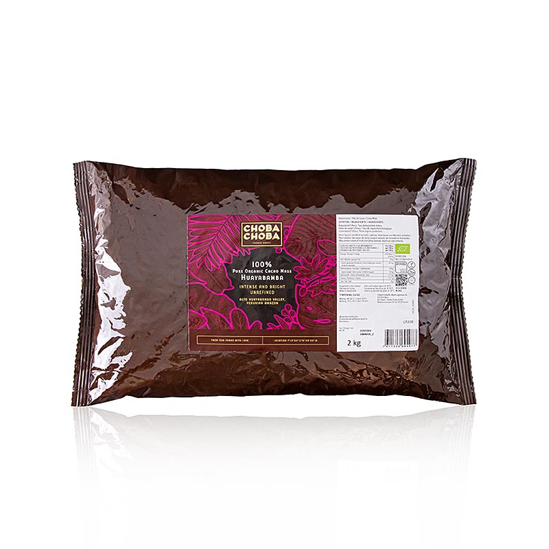 Huayabamba, 100% Kakaomasse, Callets, Choba Choba, BIO, 2 kg