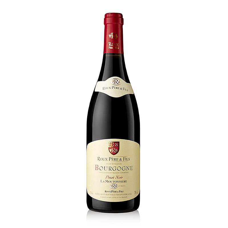 2023er Bourgogne Pinot Noir "La Moutonniere" Rotwein AC, trocken, 13 % vol., Roux, 750 ml