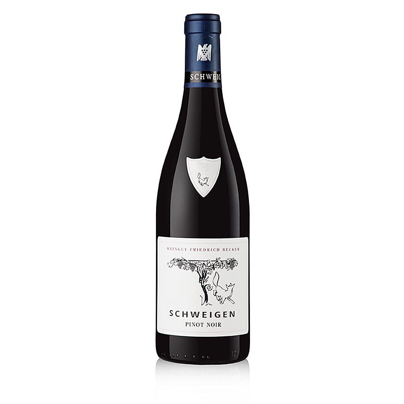 2019er Pinot Noir "Schweigen" QW, trocken, 13,5 % vol., F. Becker, 750 ml
