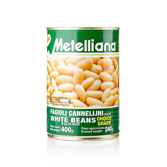 Cannellini Bohnen, weiß & klein, Metelliana, 410 g