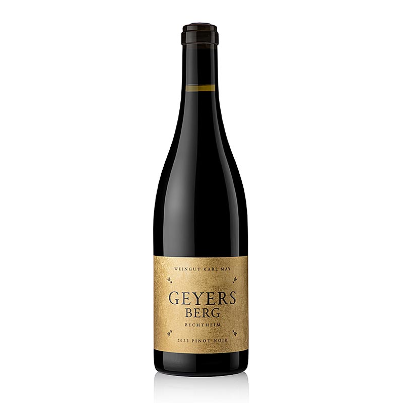 2022er Geyersberg Pinot Noir QW Barrique, trocken, 13 % vol., Karl May, BIO, 750 ml