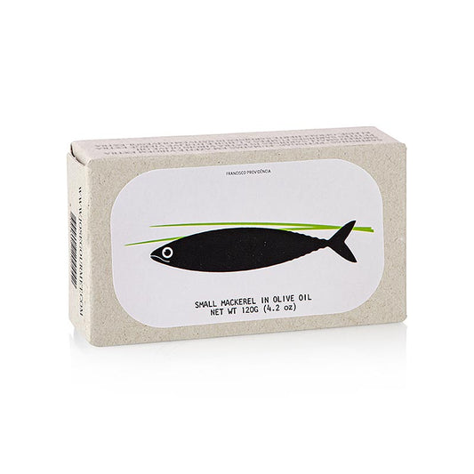 Makrelen "Caballitas", ganz, klein, in Olivenöl, Jose Gourmet, 120 g