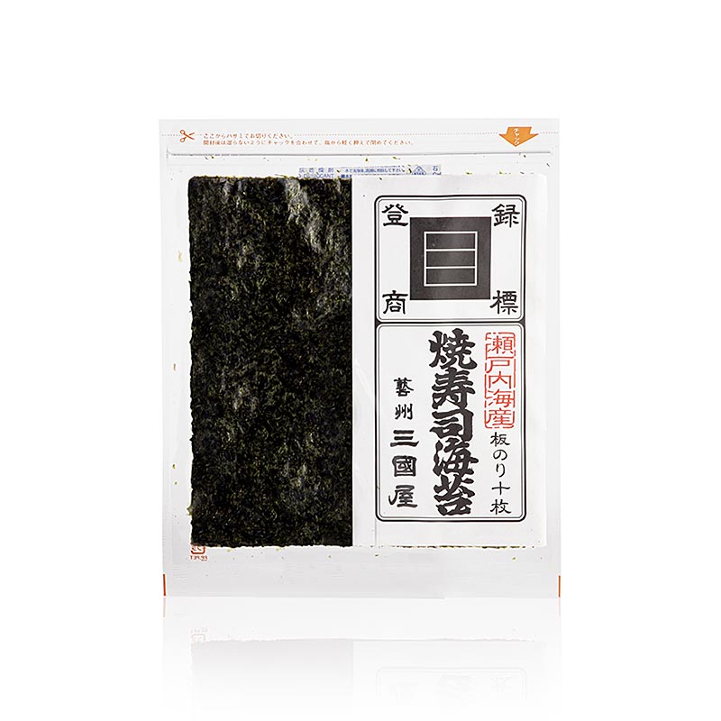 Yakinori, geröstet, Premium, 35 g, 10 Blatt