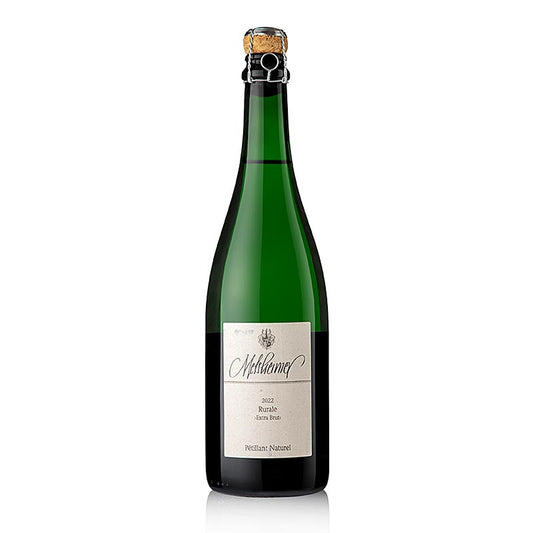 2022er Rurale, Pet Nat, Sekt, Extra Brut, 10,5 % vol., Melsheimer, BIO, 750 ml