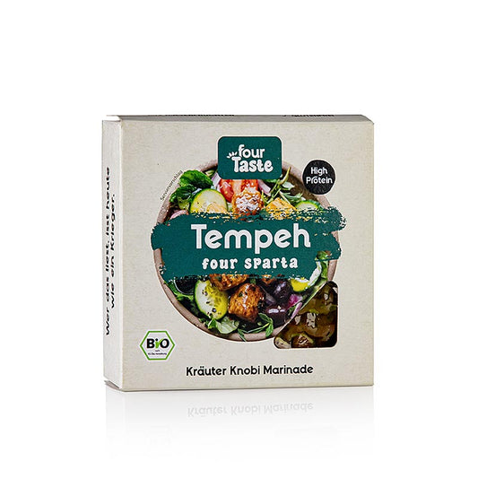 fourTaste - Tempeh fourSparta - Kräuter/Knoblauch, aus Süßlupinen & gelben Erbsen, BIO, 200
