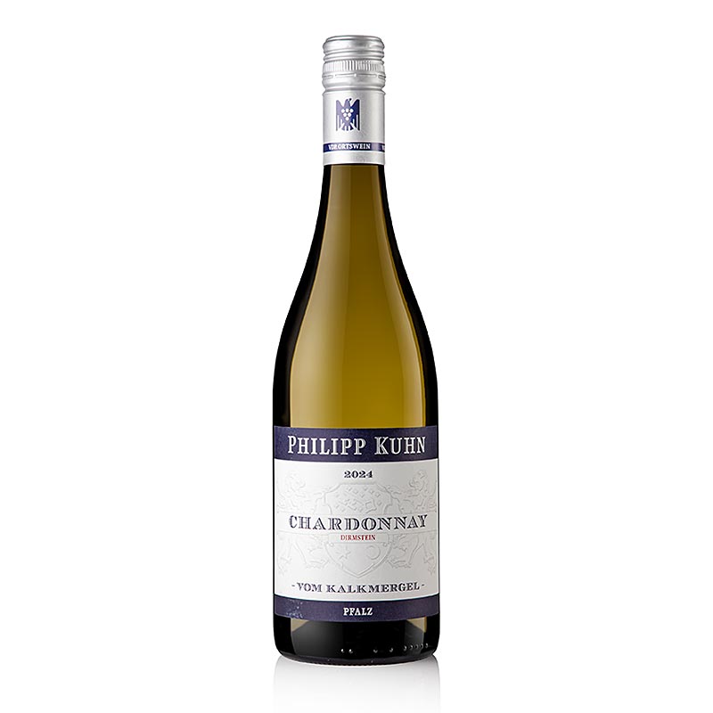 2024er Chardonnay vom Kalkmergel QW, trocken, 13,5 % vol., Philipp Kuhn, BIO, 750 ml
