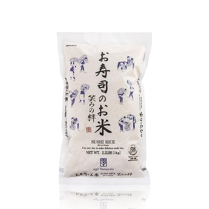 Emo no Kizuna Umami Reis, Rundkorn Sushi Reis, Agri Yamazaki, 1 kg