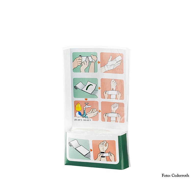 Cederroth - Wundverband 4-in-1 MINI, Kompresse & Druckverband, (1911) (Bloodstopper), 1 St