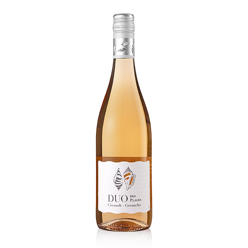 2025er "Duo des Plages" Cinsault Grenache Rosé, trocken, 12 % vol., Réunis Cébazan, 750 ml
