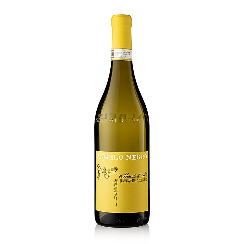 2024er Moscato d ´Asti DOCG Perlwein, weiß, süß, 5,5 % vol., Angelo Negro, 750 ml