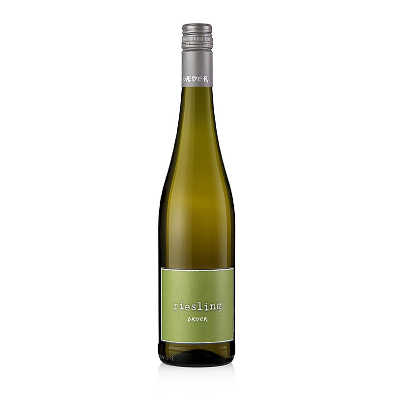 2025er Riesling QW, trocken, 12 % vol., Baeder, BIO, 750 ml