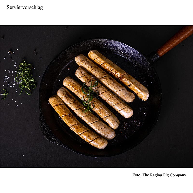 The Raging Pig Company - Rostbratwurst, (vegan), 800 g, 10 St