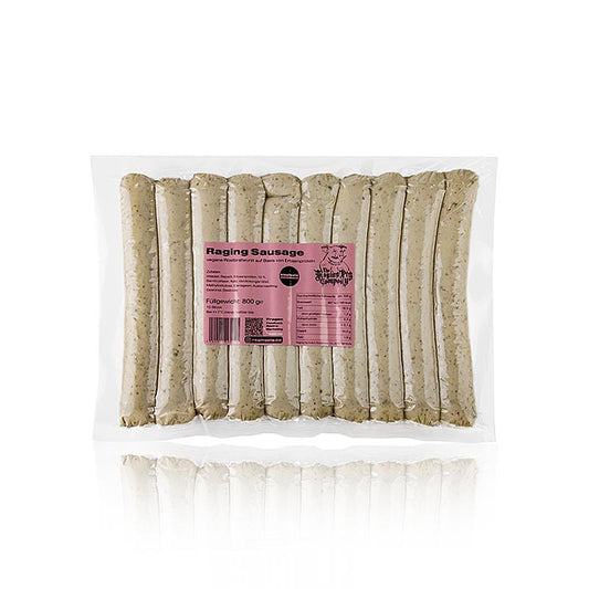 The Raging Pig Company - Rostbratwurst, (vegan), 800 g, 10 St