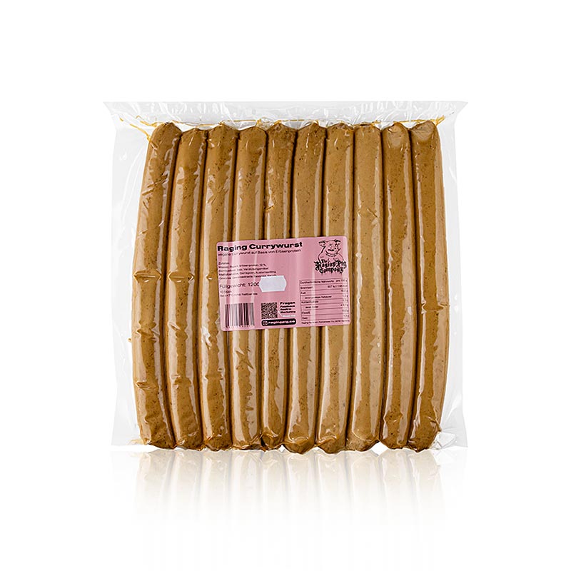 The Raging Pig Company - Currywurst (vegan), 1,2 kg