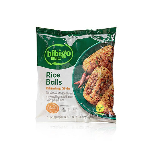 Rice Balls, Bibimbap Style, gefüllte Reisbälle, bibigo, TK, vegan, 500 g