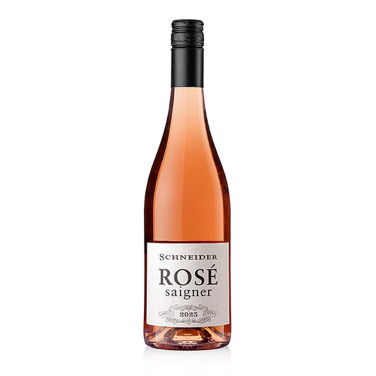 2025er "Saigner" Roséweincuvée QW, trocken, 12,5 % vol., Schneider, VEGAN, 750 ml