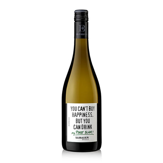 2025er "Happiness" Pinot Blanc QW, trocken, 12,5 % vol., Emil Bauer & Söhne, 750 ml