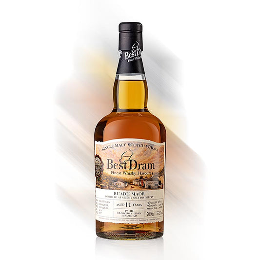 Single Malt Whisky Ruadh Maor Best Dram, 11 Jahre, 56,9 % vol., Highland, 700 ml