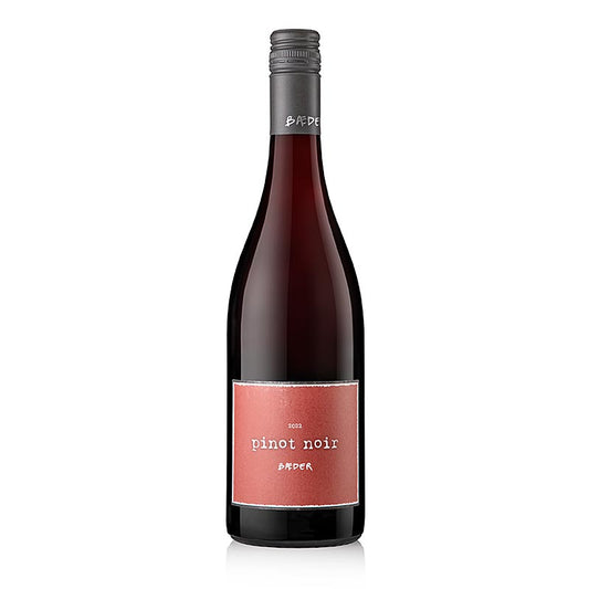 2022er Pinot Noir Rotwein QW, trocken, 13 % vol., Baeder, BIO, 750 ml