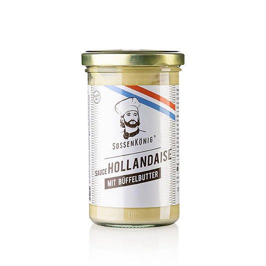 Sossenkönig - Hollandaise, mit Büffelbutter, küchenfertige Sauce, 250 ml