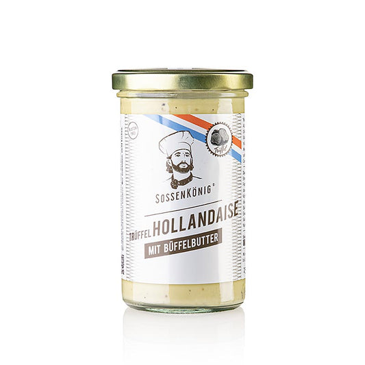 Sossenkönig - Trüffelhollandaise, mit Büffelbutter, küchenfertige Sauce, 250 ml