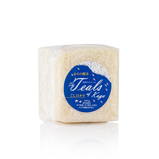 "The Teals of Kaga" Koshihikari Reis, Rundkorn Sushi Reis, Japan, 300 g