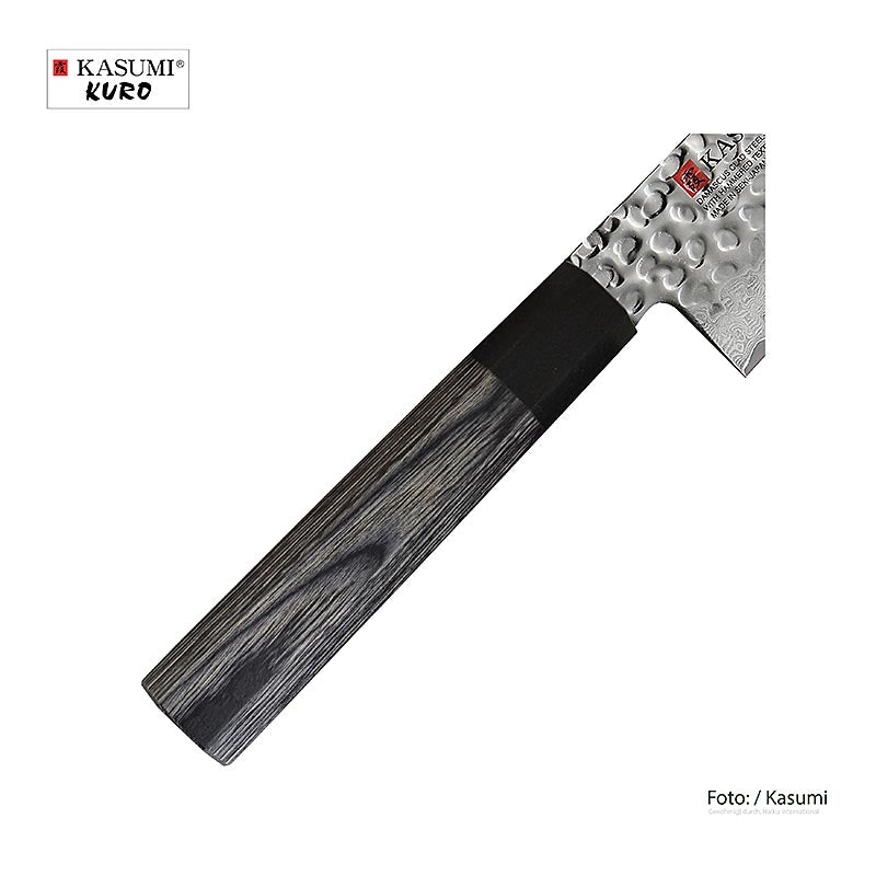 Haiku - Kasumi Kuro Kochmesser, 21cm, grau/schwarz, 1 St