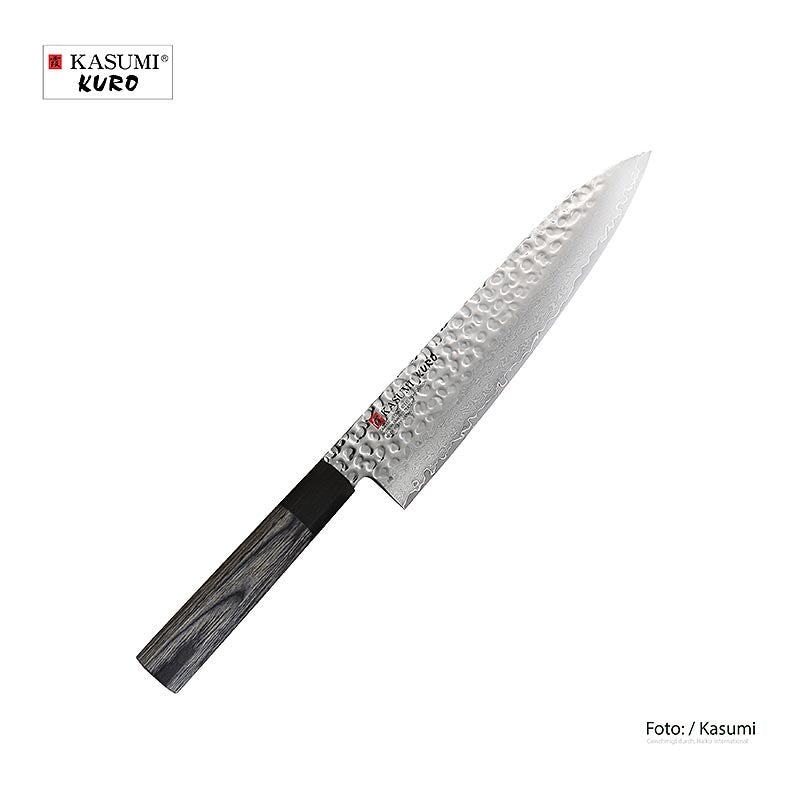 Haiku - Kasumi Kuro Kochmesser, 21cm, grau/schwarz, 1 St