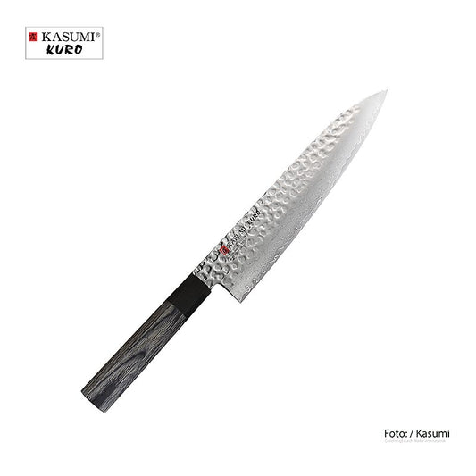 Kasumi Kuro Kochmesser, 21cm, grau/schwarz, 1 St