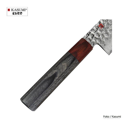 Haiku - Kasumi Kuro Kochmesser, 21cm, grau/rot, 1 St
