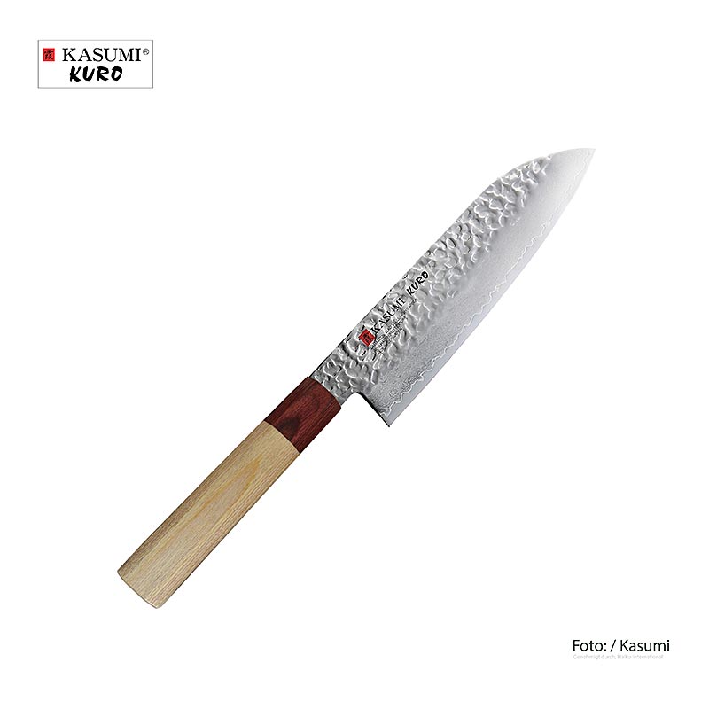 Haiku - Kasumi Kuro Santoku Messer, 17,5cm, natur/rot, 1 St