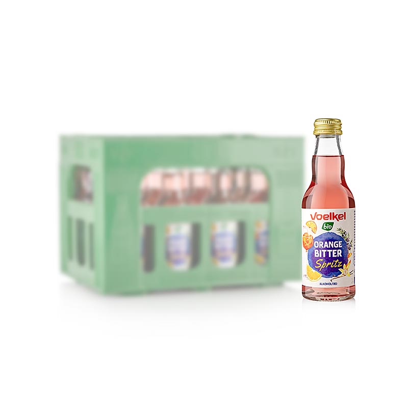 Voelkel "Orange Bitter Spritz", alkoholfreier Cocktail, BIO, 12 x 200ml