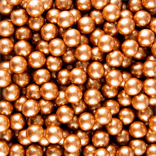 Mini Pearl Bronze, bronze Schokoladenperlen, 14mm, Dobla (79223), 624 g, 416 St