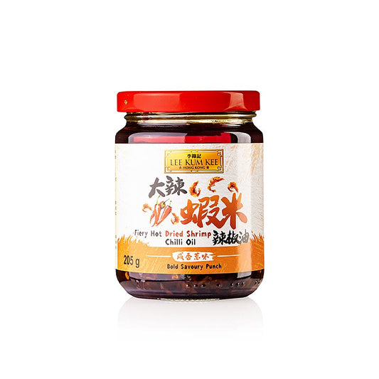 Würzsauce, mit getrockneten Garnelen und Chili, Lee Kum Kee, 205 g