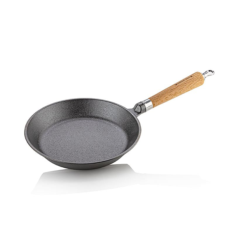 Maestro Bratpfanne flach, Ø 25 cm, mit Eichenholzgriff, Ronneby Bruk, 1 St