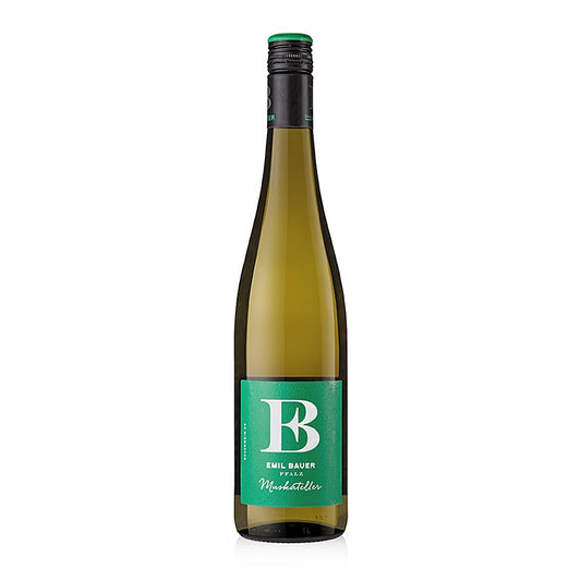 2025er Bundschuh Muskateller QW, feinherb, 11,5 % vol., Emil Bauer & Söhne, 750 ml