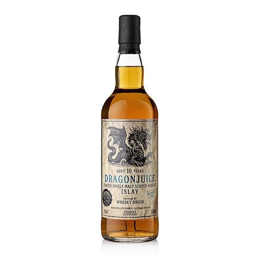 Single Malt Whisky, Whisky Druid Dragonjuice 10 Jahre, 50,4% vol., Islay, 700 ml