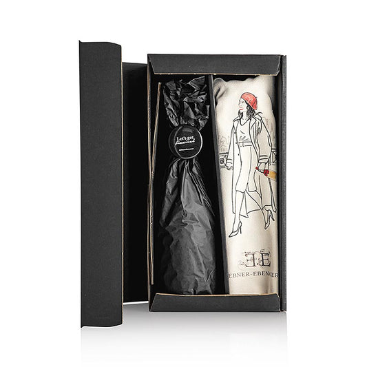 2018 L´Autrichienne Zero Dosage Set, 12,5 % vol., + Pin & Tasche, Ebner-Ebenauer, 750 ml, 3 tlg.