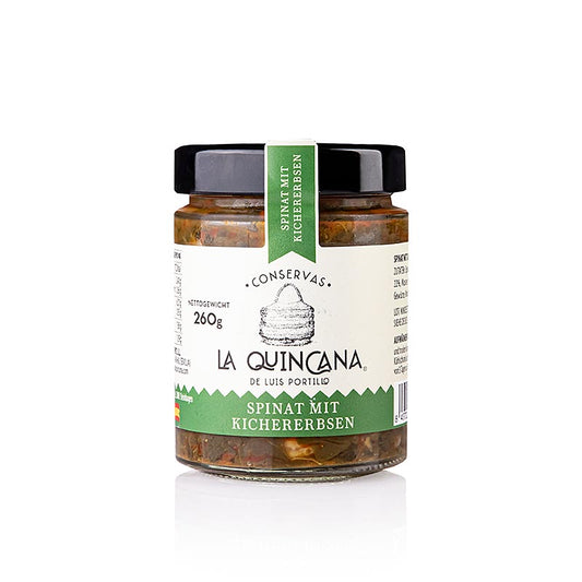 Espinacas con Garbanzos - Spinat und Kichererbsen, La Quincana, 260 g