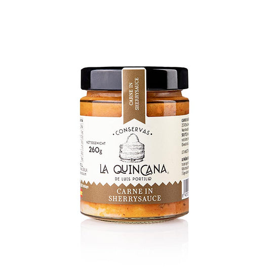 Cabeza de Lomo al amontillado - Schweinenacken in Sherrysauce, La Quincana, 260 g