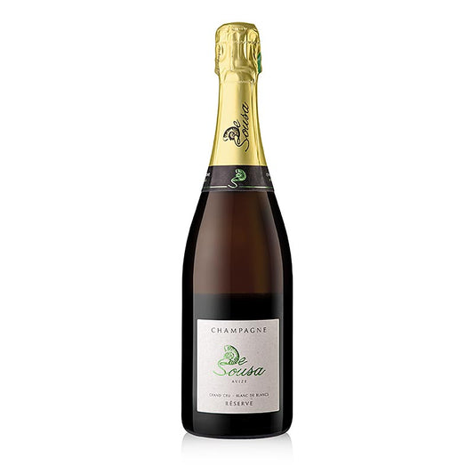 Champagner de Sousa Réserve Grand Cru Blanc de Blancs extra brut, 12,5 % vol., BIO, 750 ml