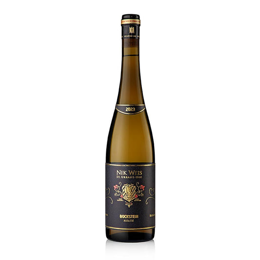 2023 Bockstein Riesling Auslese, süß, 9,5 % vol., Nik Weis, 750 ml