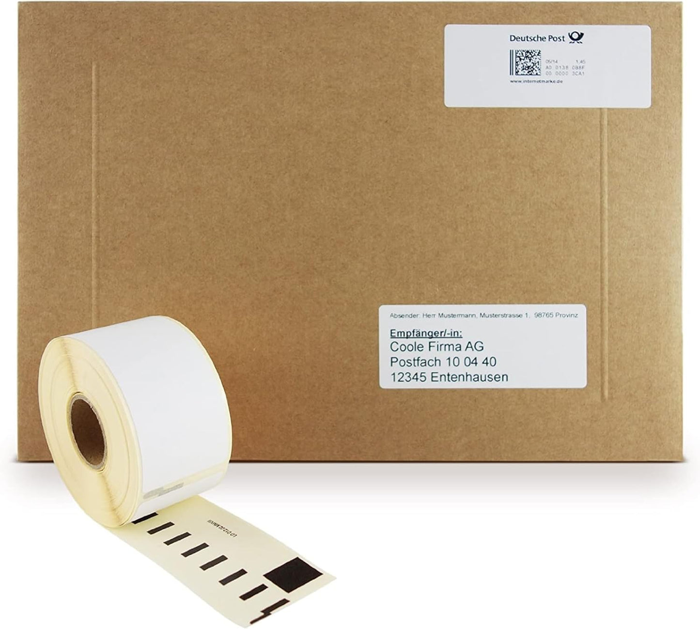 Leolabel Adressetiketten kompatibel mit DYMO 99012 / S0722400 – 89 x 36 mm, 10 Rollen à 260 Etiketten (2.600 Stück)