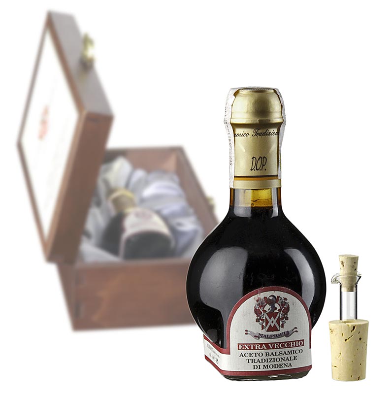 Aceto Balsamico Tradizionale DOP/g.U., Riserva Ginepro, 80 Jahre, Malpighi, 100 ml