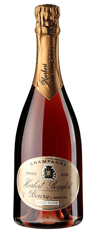 Champagner H.Beaufort "Rosé" Grand Cru, brut, 12% vol., 750 ml