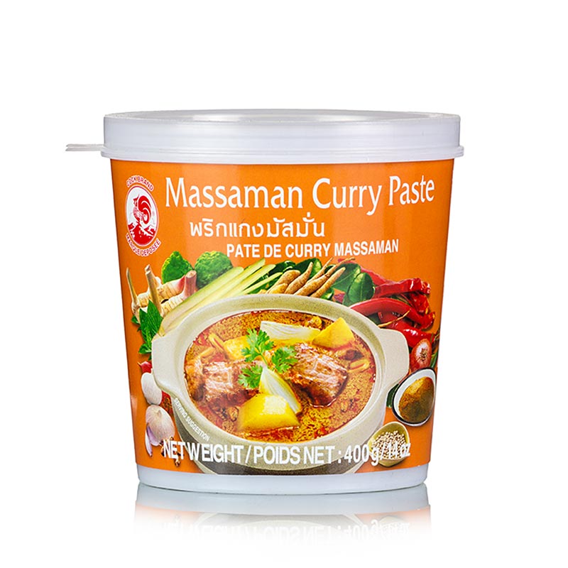 Curry Paste "Massaman" (Thai-Curry), Cock Brand, 400 g