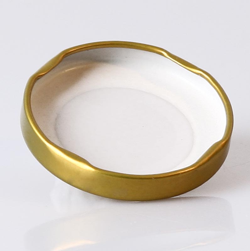 Deckel, gold, für Sechseckglas, 63mm, 287 ml, 1 St