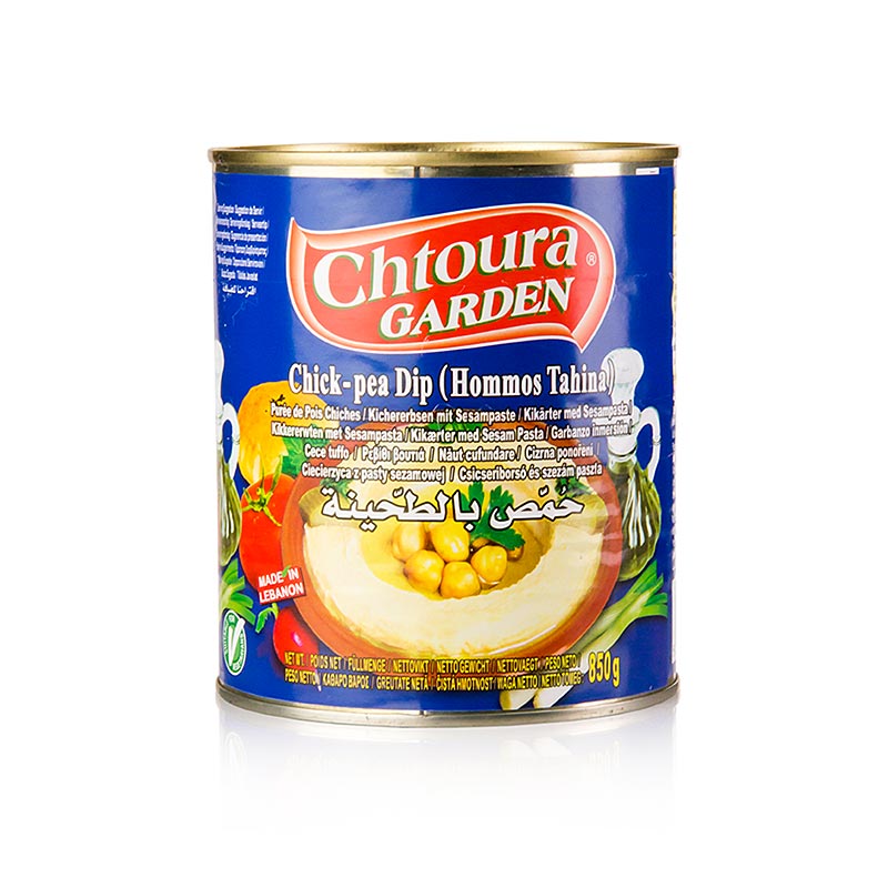 Hummus Tahini - Kichererbsenpüree mit Sesam, Chotura Garden, 850 g