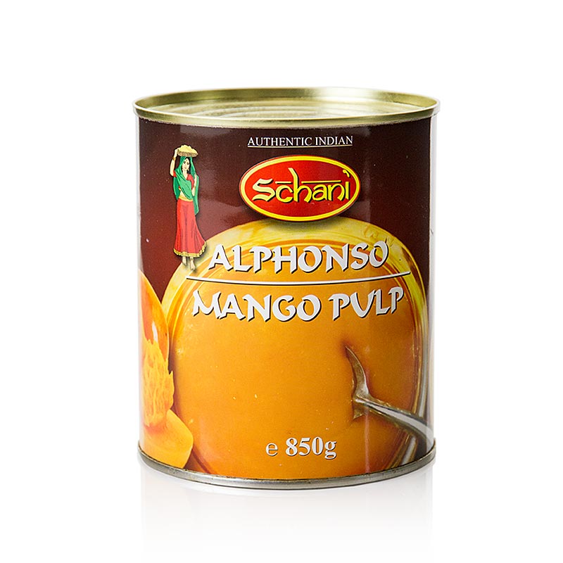 Mango-Pulpe, gezuckert, Alphonso, Schani 850 g