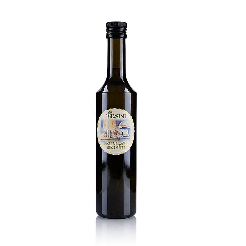 Natives Olivenöl Extra, Ursini mit Zitrone aromatisiert (agrumato al Limone), 500 ml